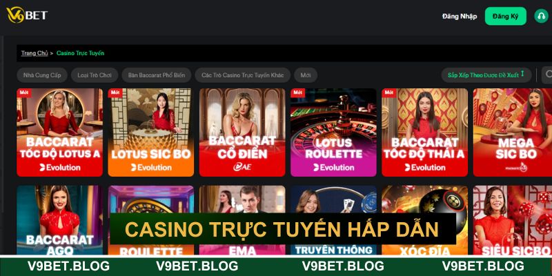 Casino trực tuyến hấp dẫn
