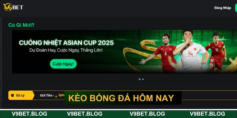 Kèo bóng đá hôm nay