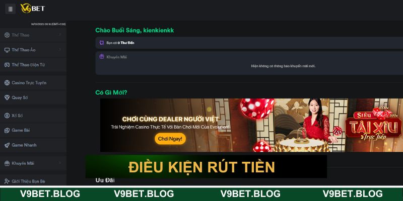 Điều kiện cần có để thực hiện được rút tiền Điều kiện cần có để thực hiện được rút tiền