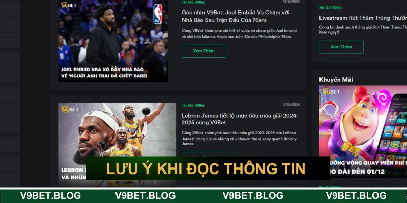 Một số lưu ý khi đọc thông tin tại chuyên mục tin tức Một số lưu ý khi đọc thông tin tại chuyên mục tin tức
