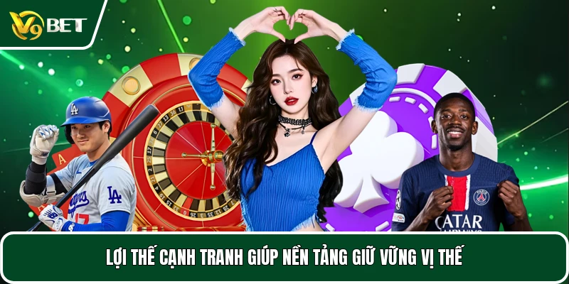 Lợi thế cạnh tranh giúp nền tảng giữ vị thế